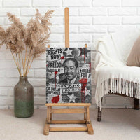 Langston Hughes Canvas Wall Art Urban Brick Wall Design with Protest Art and Poetry Powerful Quotes - Wonder Print Shop