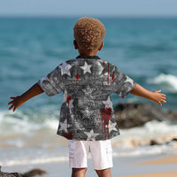 Langston Hughes Kid Hawaiian Shirt Urban Brick Wall Design with Protest Art and Poetry Powerful Quotes - Wonder Print Shop
