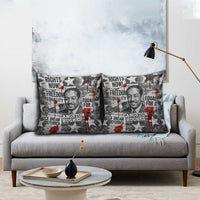 Langston Hughes Pillow Cover Urban Brick Wall Design with Protest Art and Poetry Powerful Quotes - Wonder Print Shop