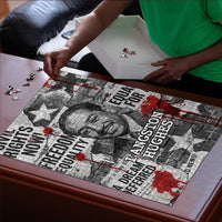 Langston Hughes Puzzle Urban Brick Wall Design with Protest Art and Poetry Powerful Quotes - Wonder Print Shop