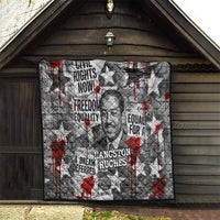 Langston Hughes Quilt Urban Brick Wall Design with Protest Art and Poetry Powerful Quotes - Wonder Print Shop