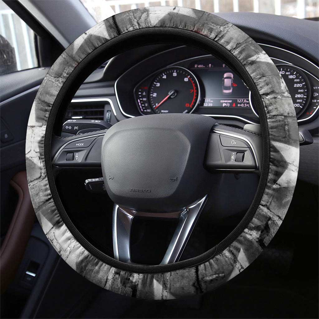 Langston Hughes Steering Wheel Cover Urban Brick Wall Design with Protest Art and Poetry Powerful Quotes - Wonder Print Shop