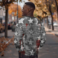 Langston Hughes Sweatshirt Urban Brick Wall Design with Protest Art and Poetry Powerful Quotes - Wonder Print Shop