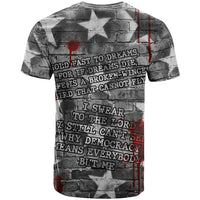 Langston Hughes T shirt Urban Brick Wall Design with Protest Art and Poetry Powerful Quotes - Wonder Print Shop