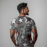 Langston Hughes T shirt Urban Brick Wall Design with Protest Art and Poetry Powerful Quotes - Wonder Print Shop