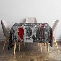 Langston Hughes Tablecloth Urban Brick Wall Design with Protest Art and Poetry Powerful Quotes - Wonder Print Shop