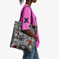 Langston Hughes Tote Bag Urban Brick Wall Design with Protest Art and Poetry Powerful Quotes - Wonder Print Shop