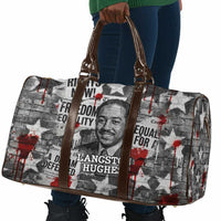 Langston Hughes Travel Bag Urban Brick Wall Design with Protest Art and Poetry Powerful Quotes - Wonder Print Shop