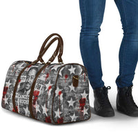 Langston Hughes Travel Bag Urban Brick Wall Design with Protest Art and Poetry Powerful Quotes - Wonder Print Shop