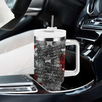Langston Hughes Tumbler With Handle Urban Brick Wall Design with Protest Art and Poetry Powerful Quotes - Wonder Print Shop
