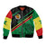 Custom Senegal Bomber Jacket Lion Graphic, National Flag, Fiery Soccer Ball - Bold African Pride Design - Wonder Print Shop