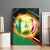 Custom Senegal Canvas Wall Art Lion Graphic, National Flag, Fiery Soccer Ball - Bold African Pride Design - Wonder Print Shop