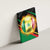 Custom Senegal Canvas Wall Art Lion Graphic, National Flag, Fiery Soccer Ball - Bold African Pride Design - Wonder Print Shop