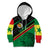 Custom Senegal Kid Hoodie Lion Graphic, National Flag, Fiery Soccer Ball - Bold African Pride Design - Wonder Print Shop