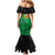 Custom Senegal Mermaid Dress Lion Graphic, National Flag, Fiery Soccer Ball - Bold African Pride Design - Wonder Print Shop