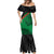 Custom Senegal Mermaid Dress Lion Graphic, National Flag, Fiery Soccer Ball - Bold African Pride Design - Wonder Print Shop