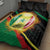 Custom Senegal Quilt Bed Set Lion Graphic, National Flag, Fiery Soccer Ball - Bold African Pride Design - Wonder Print Shop