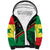 Custom Senegal Sherpa Hoodie Lion Graphic, National Flag, Fiery Soccer Ball - Bold African Pride Design - Wonder Print Shop