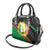Custom Senegal Shoulder Handbag Lion Graphic, National Flag, Fiery Soccer Ball - Bold African Pride Design - Wonder Print Shop