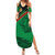 Custom Senegal Summer Maxi Dress Lion Graphic, National Flag, Fiery Soccer Ball - Bold African Pride Design - Wonder Print Shop