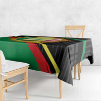 Custom Senegal Tablecloth Lion Graphic, National Flag, Fiery Soccer Ball - Bold African Pride Design - Wonder Print Shop