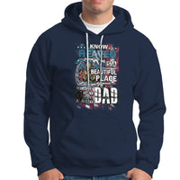 Veteran Dad Hoodie I Know Heaven Is A Beautiful Place Because They Have My Dad - Wonder Print Shop