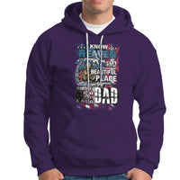 Veteran Dad Hoodie I Know Heaven Is A Beautiful Place Because They Have My Dad - Wonder Print Shop