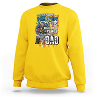Veteran Dad Sweatshirt I Know Heaven Is A Beautiful Place Because They Have My Dad - Wonder Print Shop