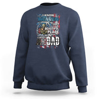 Veteran Dad Sweatshirt I Know Heaven Is A Beautiful Place Because They Have My Dad - Wonder Print Shop