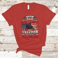 I am a Dad Grandpa Veteran T Shirt Nothing Scares Me - Wonder Print Shop