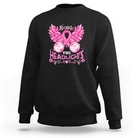Breast Cancer Awareness Sweatshirt Save The Headlights - Wonder Print Shop
