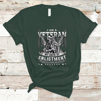 Veteran T Shirt I am a Veteran My Oath of Enlistment has No Expiration Date - Wonder Print Shop