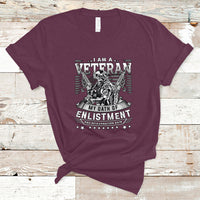 Veteran T Shirt I am a Veteran My Oath of Enlistment has No Expiration Date - Wonder Print Shop