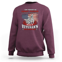 Veteran Daughter Sweatshirt I Am Pround of Many Things In Life - Wonder Print Shop