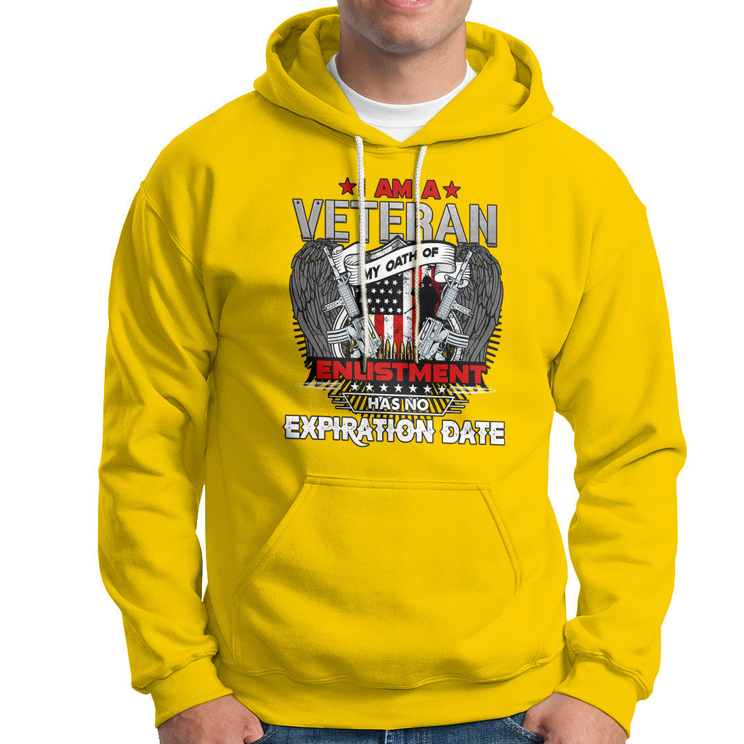Veteran Hoodie I am a Veteran My Oath of Enlistment - Wonder Print Shop