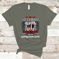 Veteran T Shirt I am a Veteran My Oath of Enlistment - Wonder Print Shop