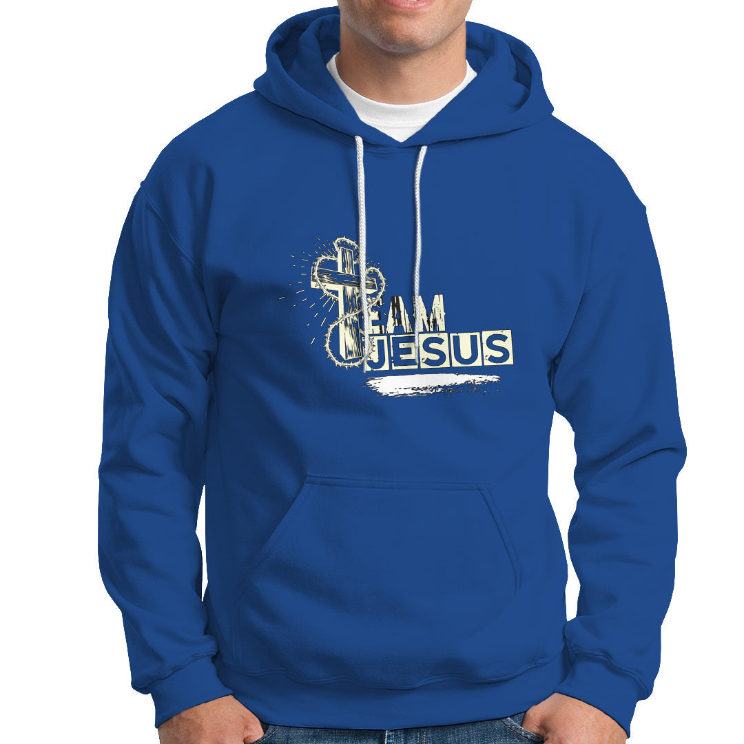 Christian Hoodie Team Jesus - Wonder Print Shop