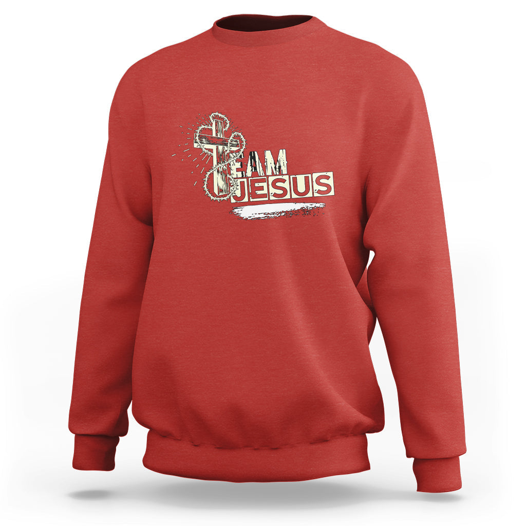 Christian Sweatshirt Team Jesus - Wonder Print Shop