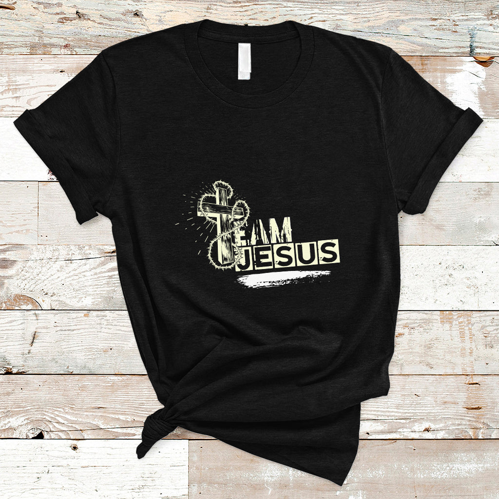 Christian T Shirt Team Jesus - Wonder Print Shop