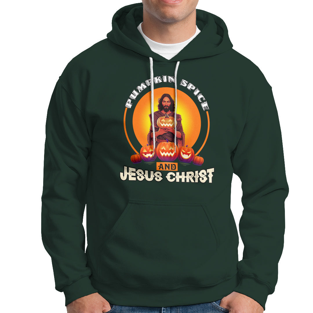Christian Hoodie Pumpkin Spice and Jesus Christ - Wonder Print Shop