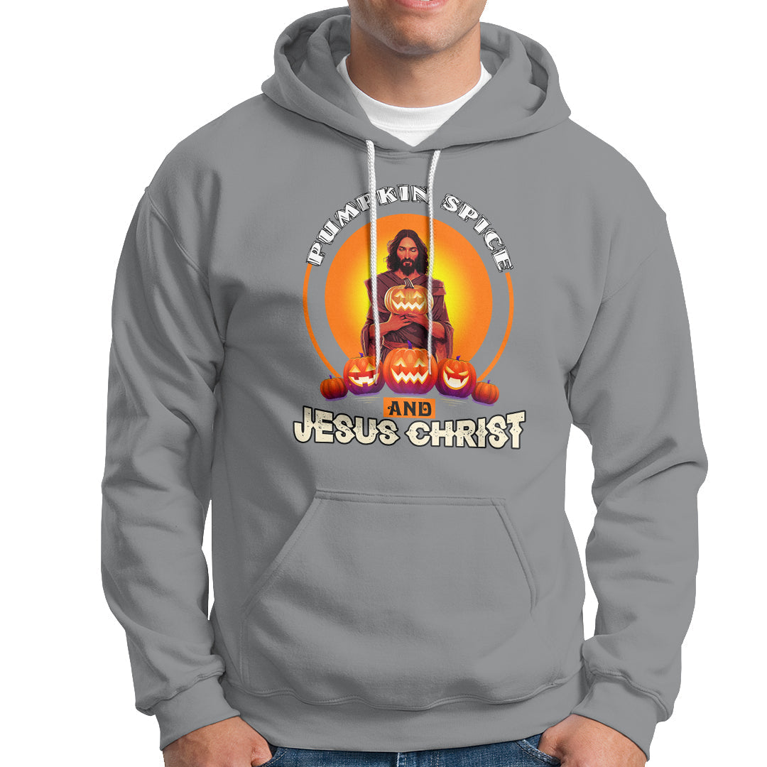 Christian Hoodie Pumpkin Spice and Jesus Christ - Wonder Print Shop
