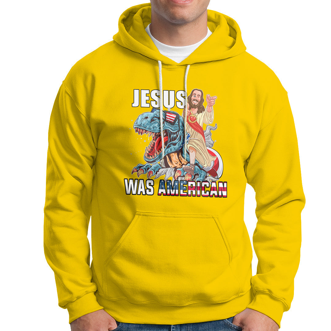 Christian Hoodie Jesus Was American - Wonder Print Shop