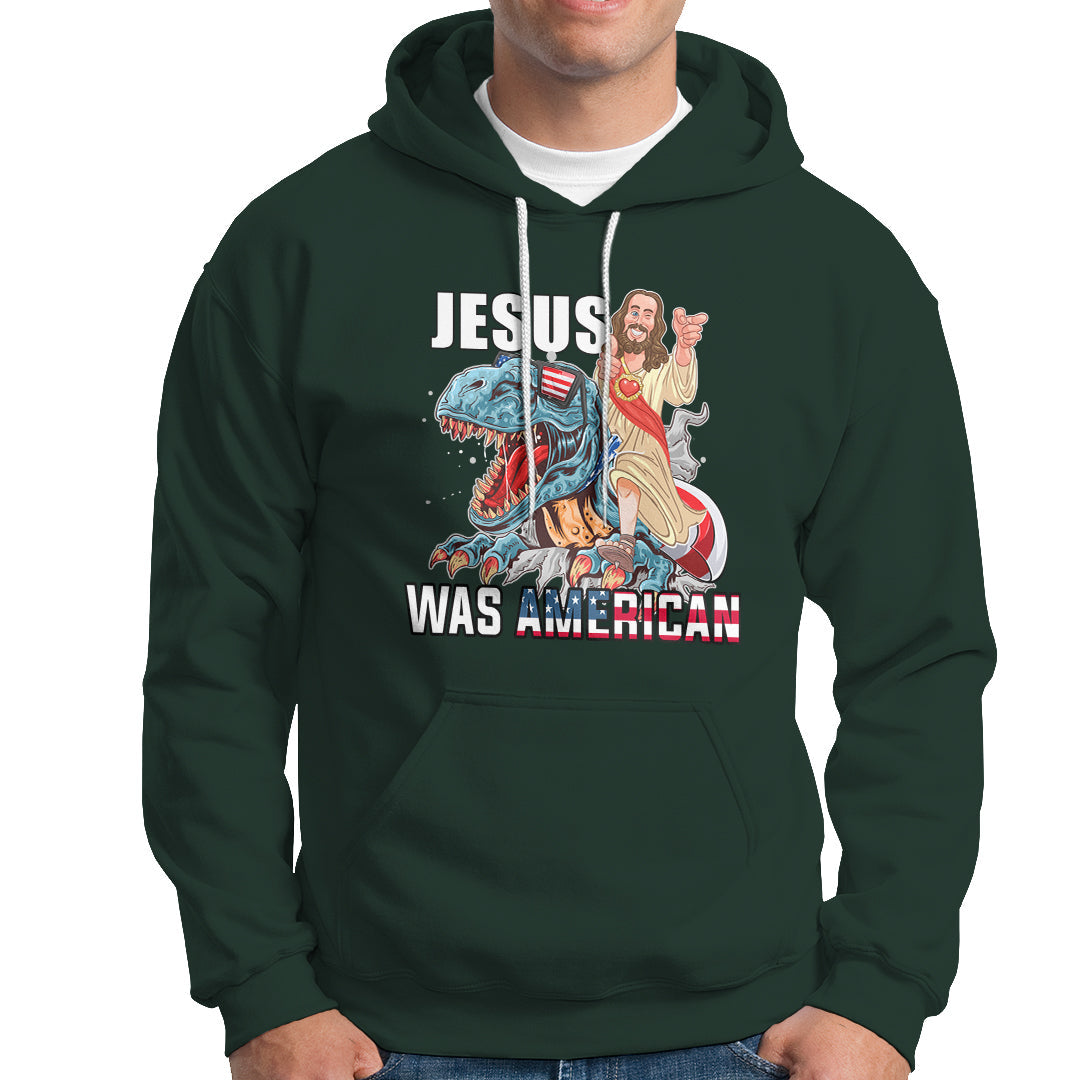 Christian Hoodie Jesus Was American - Wonder Print Shop