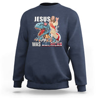 Christian Sweatshirt Jesus Was American - Wonder Print Shop