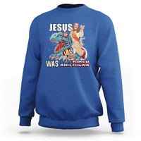 Christian Sweatshirt Jesus Was American - Wonder Print Shop