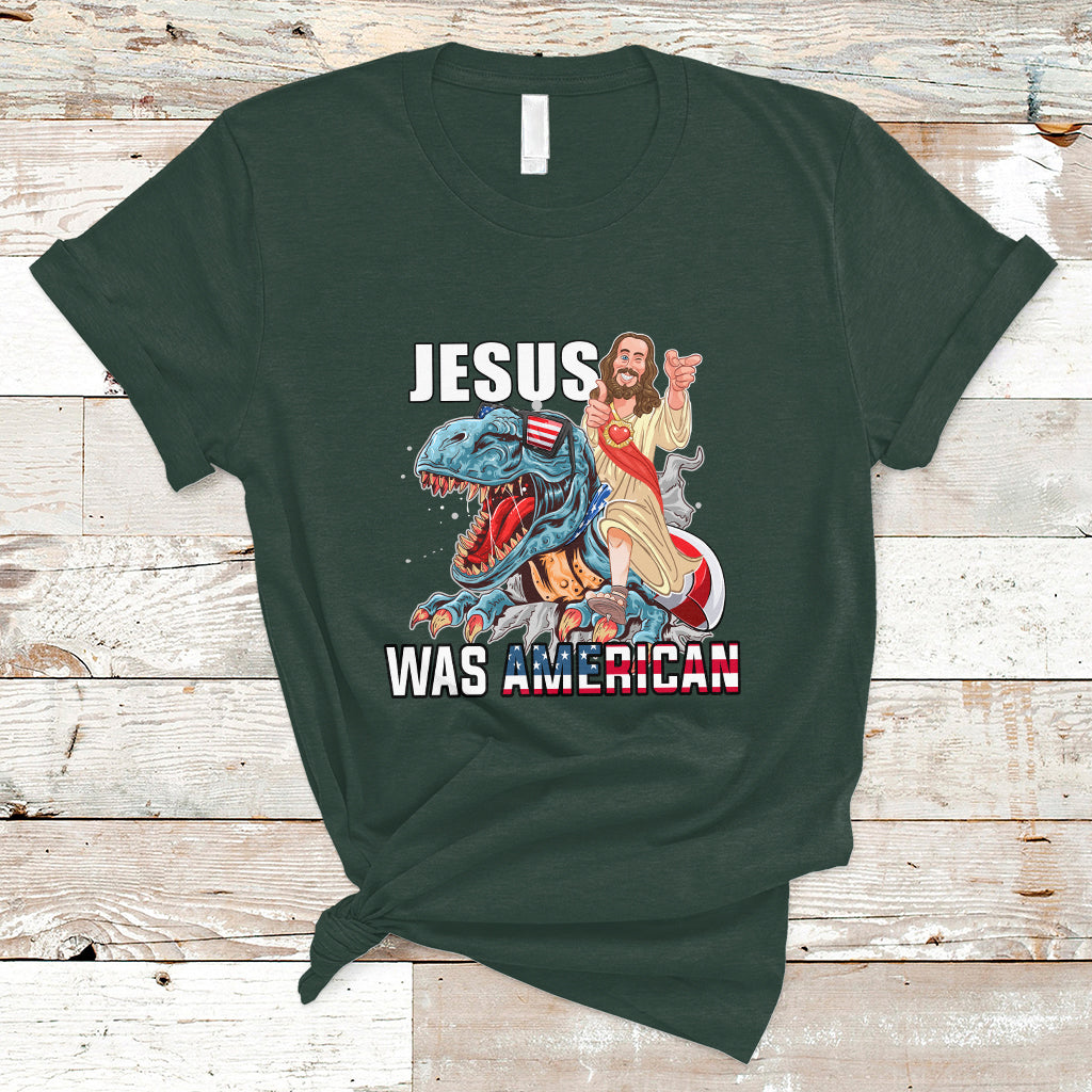 Christian T Shirt Jesus Was American - Wonder Print Shop
