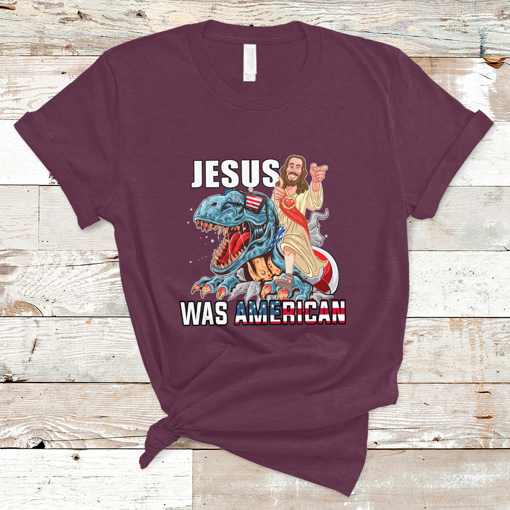 Christian T Shirt Jesus Was American - Wonder Print Shop