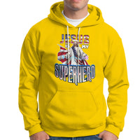 Christian Hoodie Jesus Is My Superhero - Wonder Print Shop