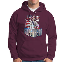 Christian Hoodie Jesus Is My Superhero - Wonder Print Shop