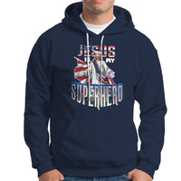 Christian Hoodie Jesus Is My Superhero - Wonder Print Shop